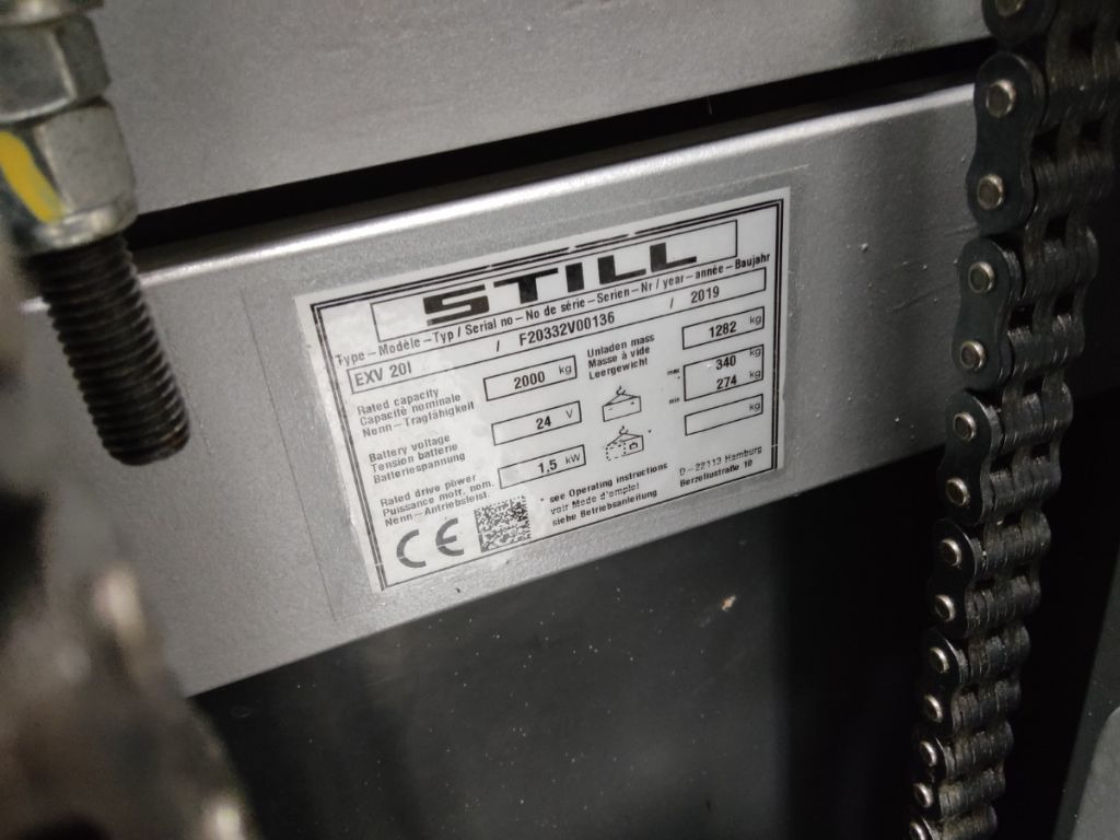 Still EXV20I/BATT.NEU - Apilador: foto 5 Still EXV20I/BATT.NEU - Apilador: foto 5