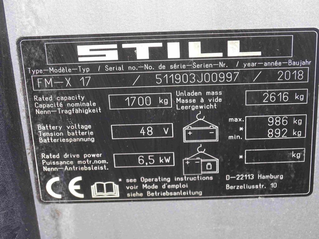 Still FM-X17 - Retráctil: foto 5 Still FM-X17 - Retráctil: foto 5