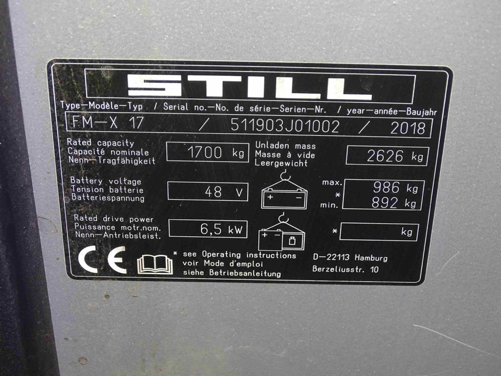 Still FM-X17 - Retráctil: foto 5 Still FM-X17 - Retráctil: foto 5