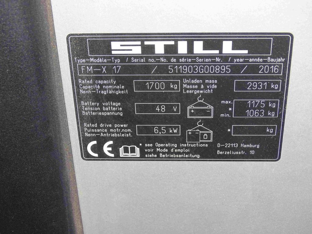 Still FM-X17 - Retráctil: foto 5 Still FM-X17 - Retráctil: foto 5
