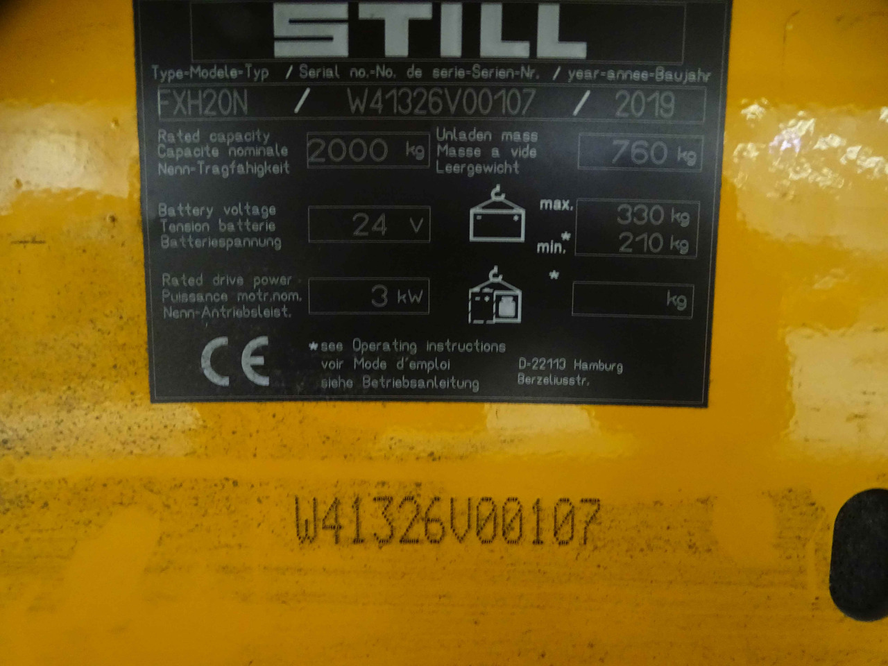 Still FXH20N/2400MM - Transpaleta: foto 5 Still FXH20N/2400MM - Transpaleta: foto 5