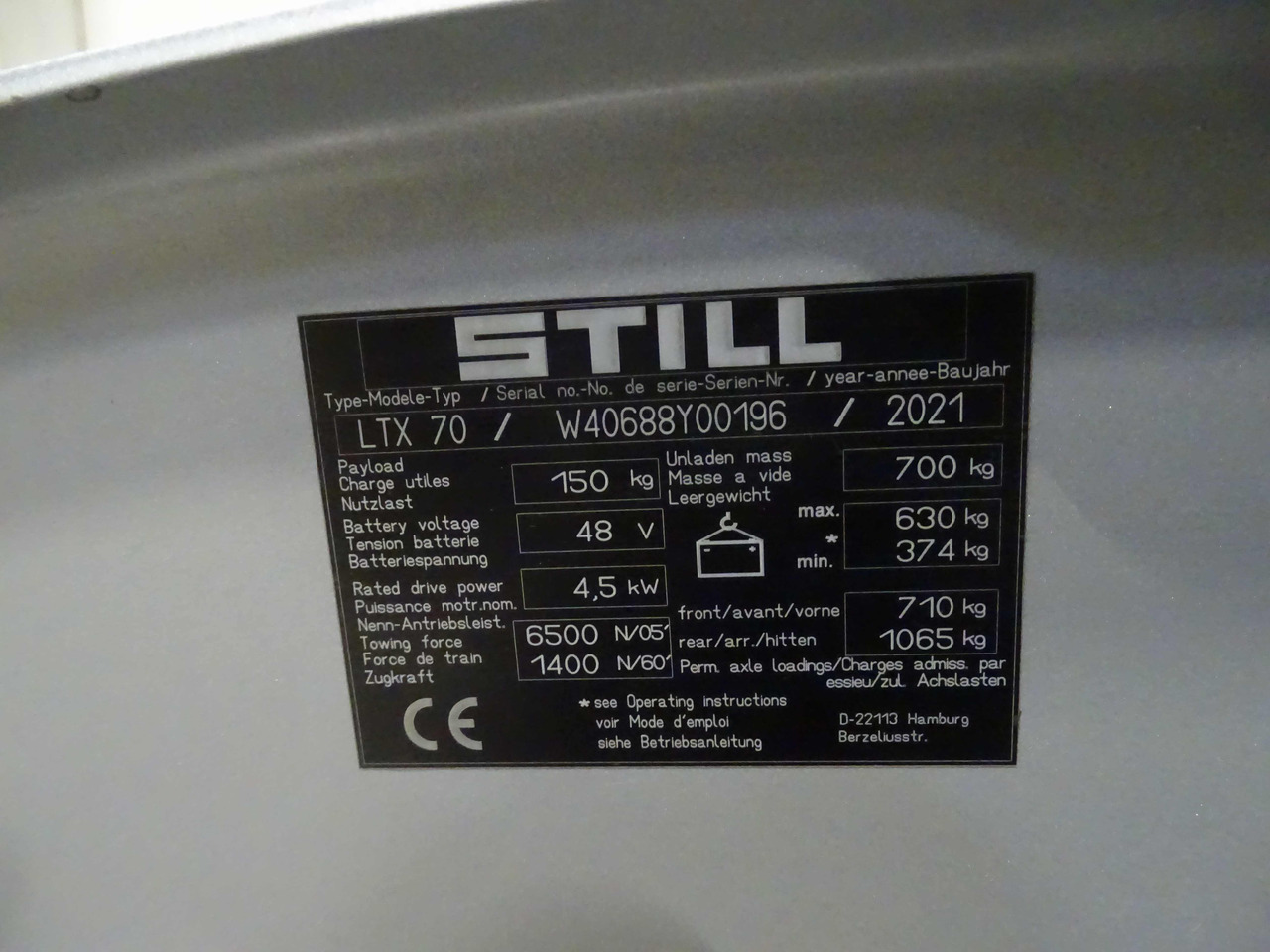 Still LTX70 - Remolcadora: foto 5 Still LTX70 - Remolcadora: foto 5