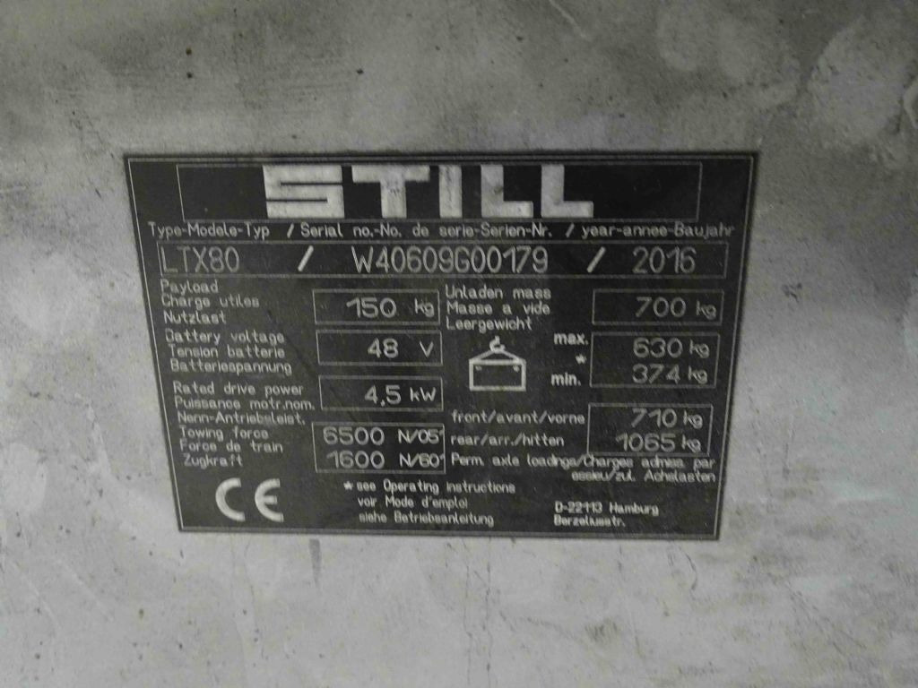 Still LTX80 - Remolcadora: foto 5 Still LTX80 - Remolcadora: foto 5