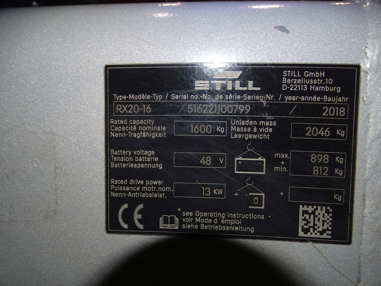 Still RX20-16 - Carretilla elevadora eléctrica: foto 5 Still RX20-16 - Carretilla elevadora eléctrica: foto 5