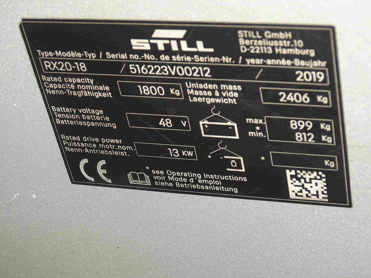 Still RX20-18 - Carretilla elevadora eléctrica: foto 5 Still RX20-18 - Carretilla elevadora eléctrica: foto 5
