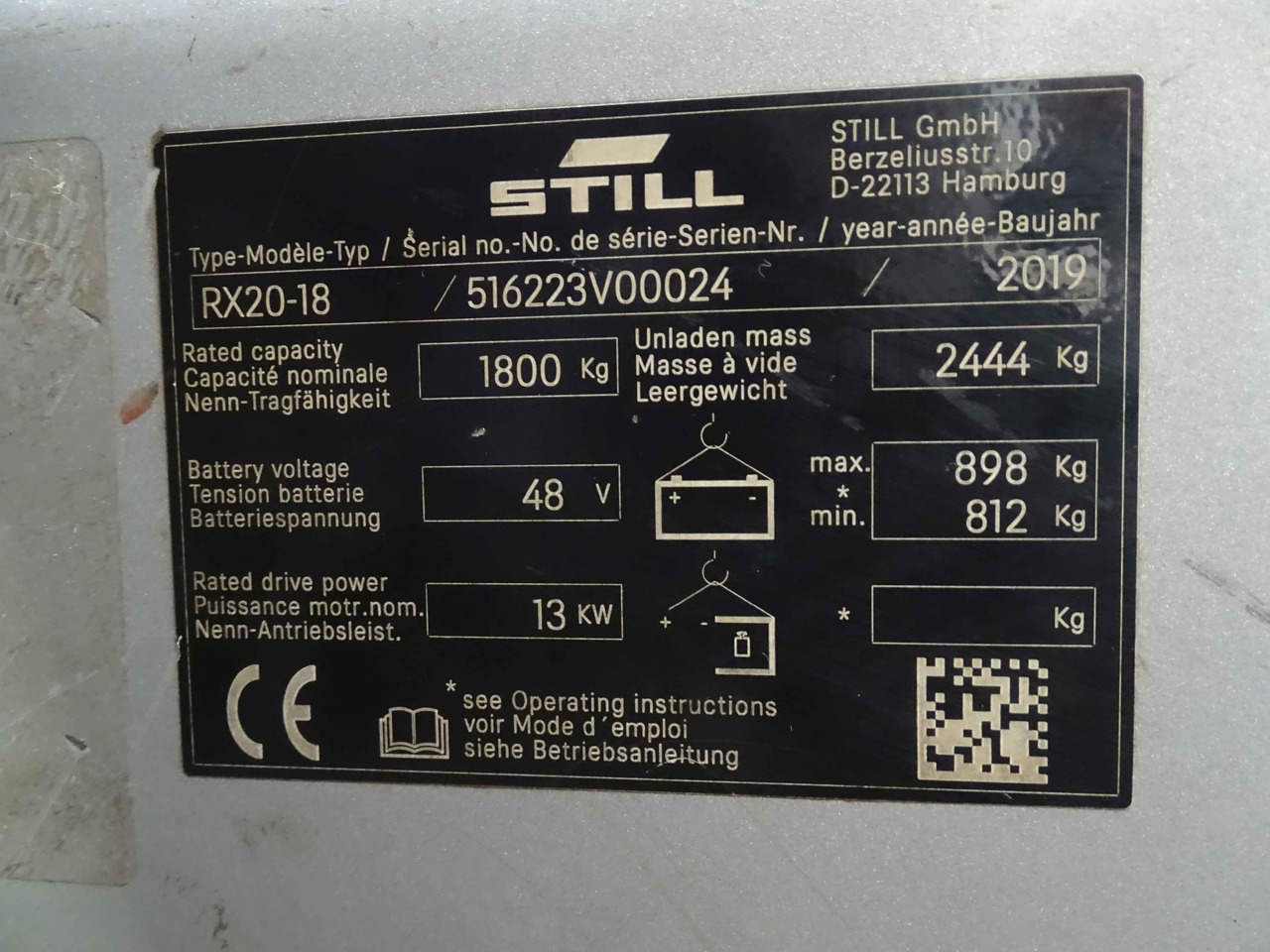 Still RX20-18 - Carretilla elevadora eléctrica: foto 5 Still RX20-18 - Carretilla elevadora eléctrica: foto 5