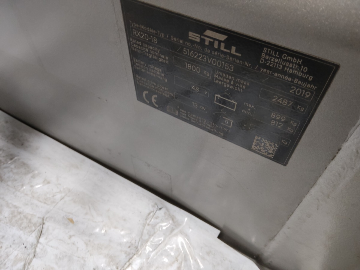 Still RX20-18/BRONZE - Carretilla elevadora eléctrica: foto 5 Still RX20-18/BRONZE - Carretilla elevadora eléctrica: foto 5