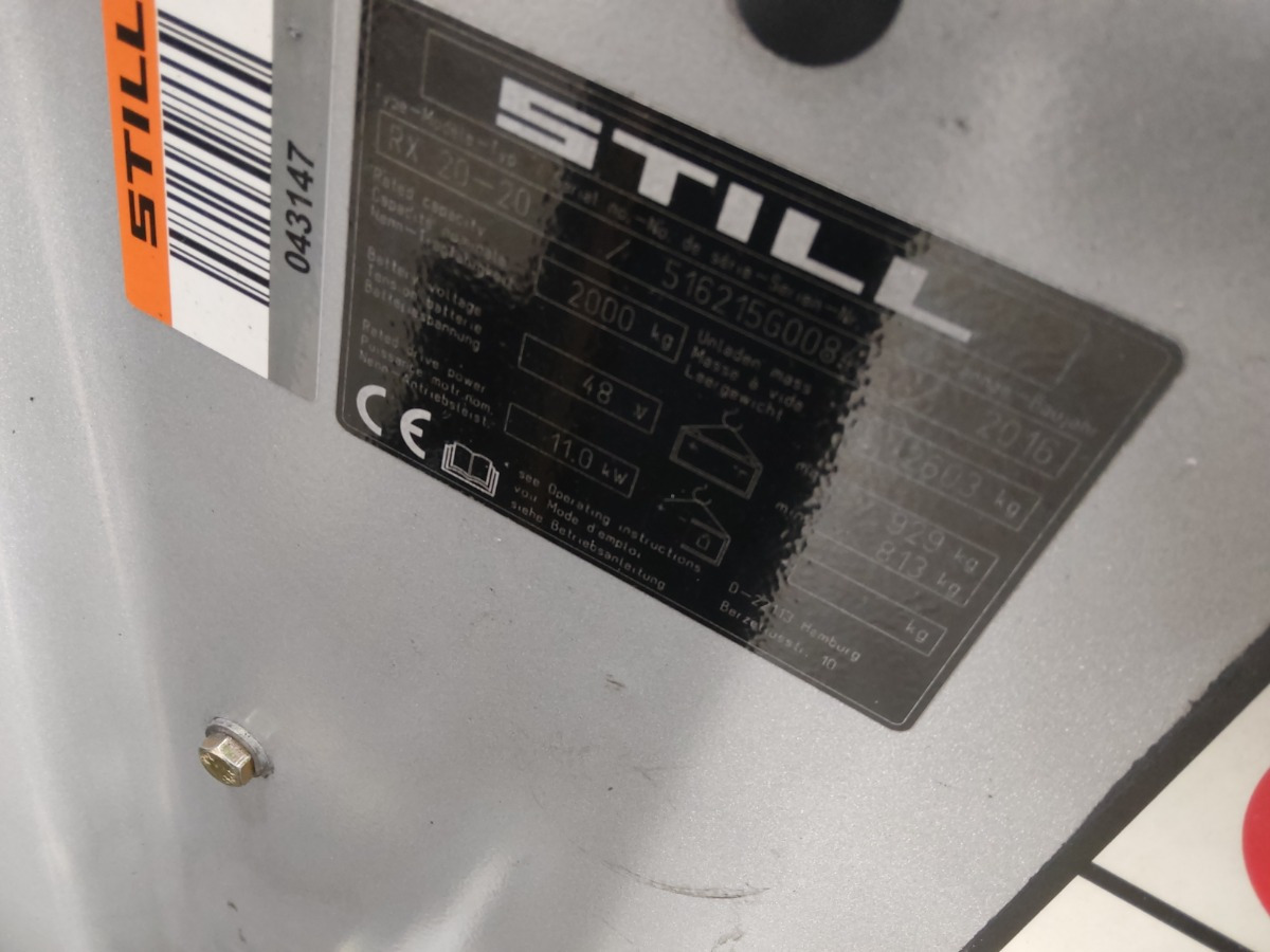 Still RX20-20 - Carretilla elevadora eléctrica: foto 5 Still RX20-20 - Carretilla elevadora eléctrica: foto 5