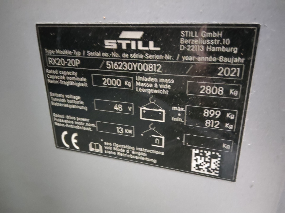 Still RX20-20P/LIION/BRONZ - Carretilla elevadora eléctrica: foto 5 Still RX20-20P/LIION/BRONZ - Carretilla elevadora eléctrica: foto 5