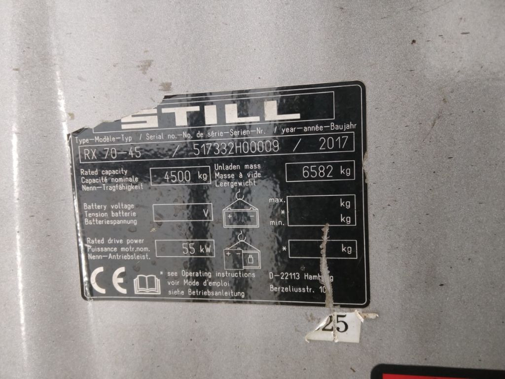 Still RX70-45 - Carretilla elevadora diésel: foto 5 Still RX70-45 - Carretilla elevadora diésel: foto 5