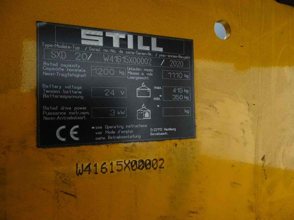 Still SXD20 - Apilador: foto 5 Still SXD20 - Apilador: foto 5