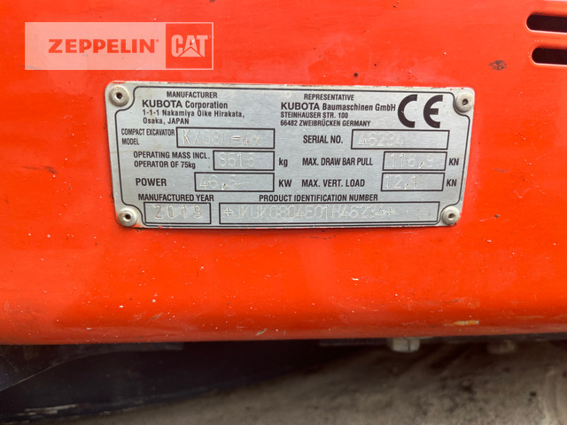 Miniexcavadora Kubota KX080-4: foto 10