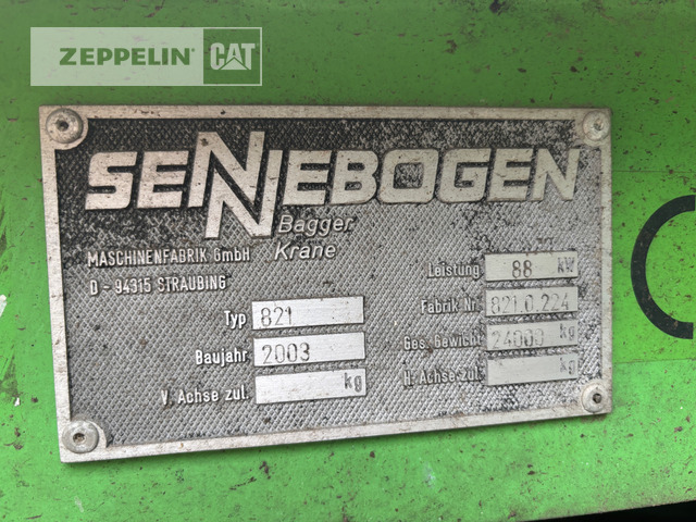 Sennebogen 821 - Manipulador de materiales: foto 5 Sennebogen 821 - Manipulador de materiales: foto 5