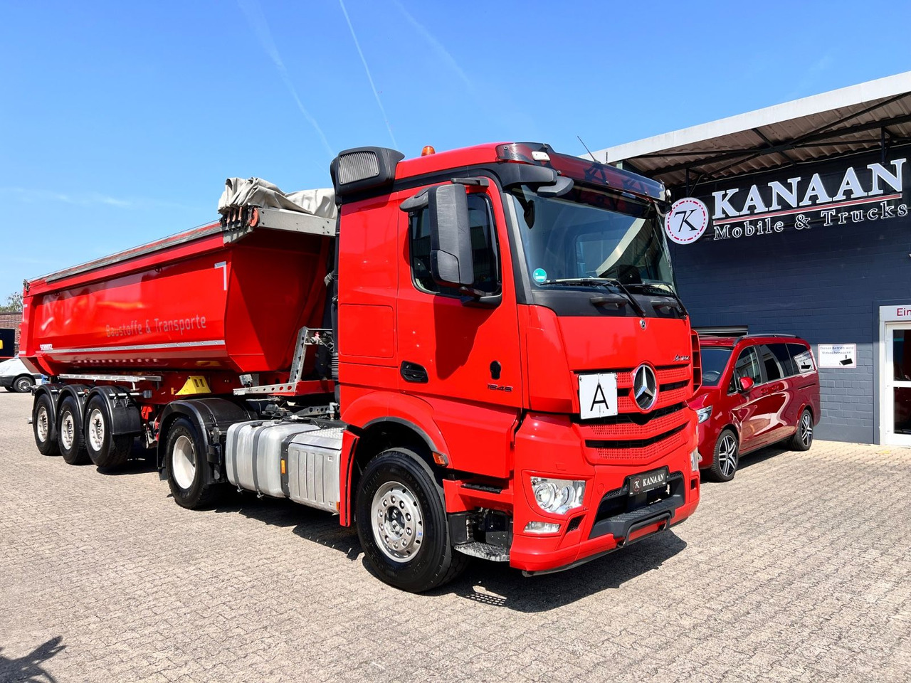 Cabeza tractora Mercedes-Benz 1846 LS  Actros 5 4x2 Kipphydraulik: foto 1