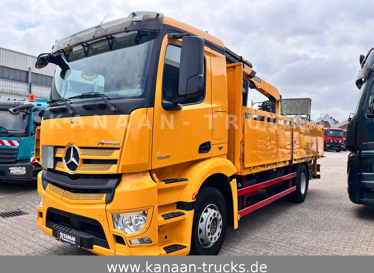 Mercedes-Benz 1845 Antos 4x2 Baustoffkran Palfinger 21001L - Camión grúa: foto 2 Mercedes-Benz 1845 Antos 4x2 Baustoffkran Palfinger 21001L - Camión grúa: foto 2